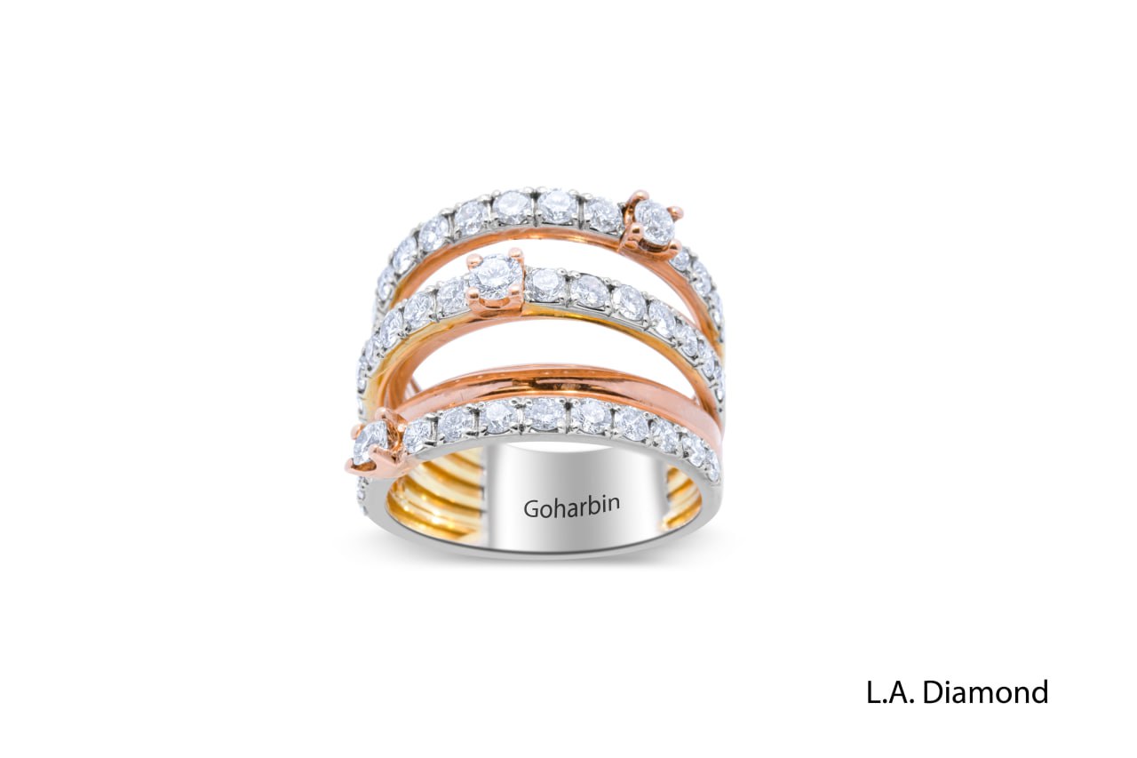 18K Rose Gold Round Diamond Ring (1.98 ct)