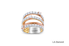 18K Rose Gold Round Diamond Ring (1.98 ct)