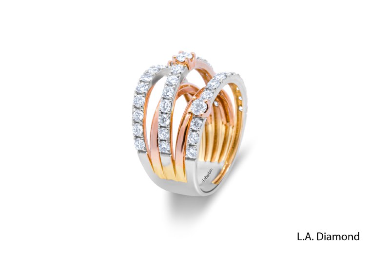 18K Rose Gold Round Diamond Ring (1.98 ct)