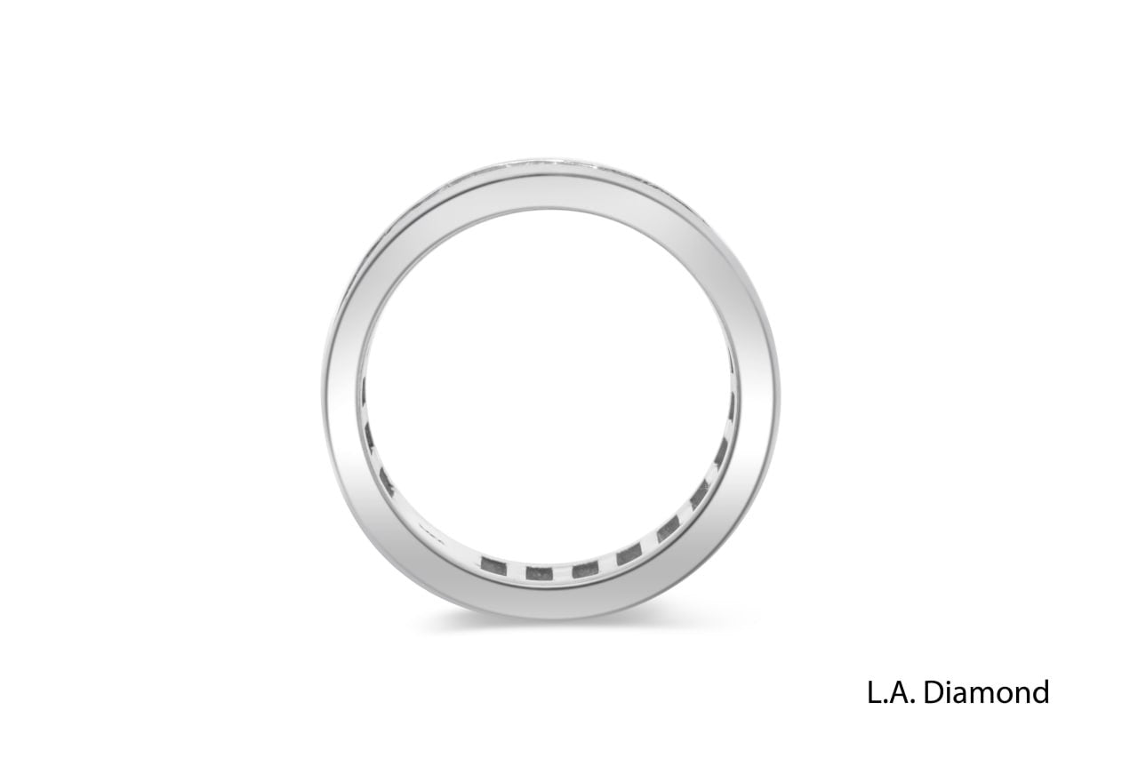 18K White Gold Baguette Diamond Ring (5.85 ct T.W.)