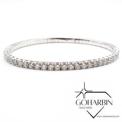 18K White Gold Diamond Bracelet (2.30 ct)