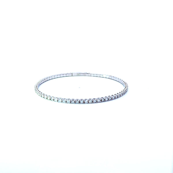 18K White Gold Diamond Bracelet (2.30 ct)