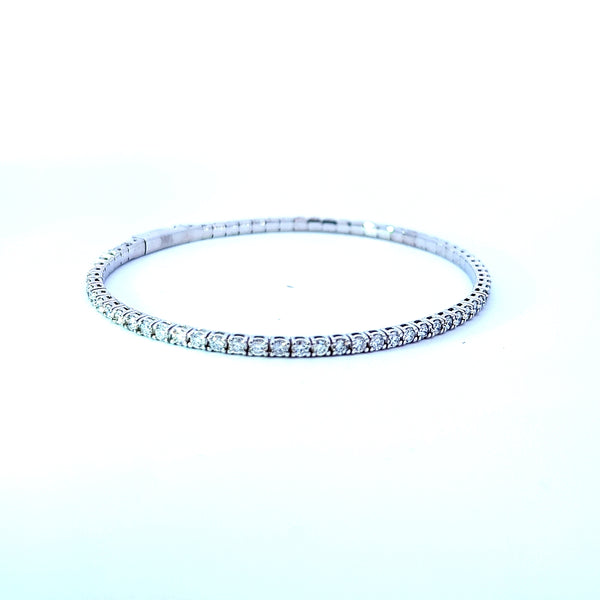 18K White Gold Diamond Bracelet (2.30 ct)