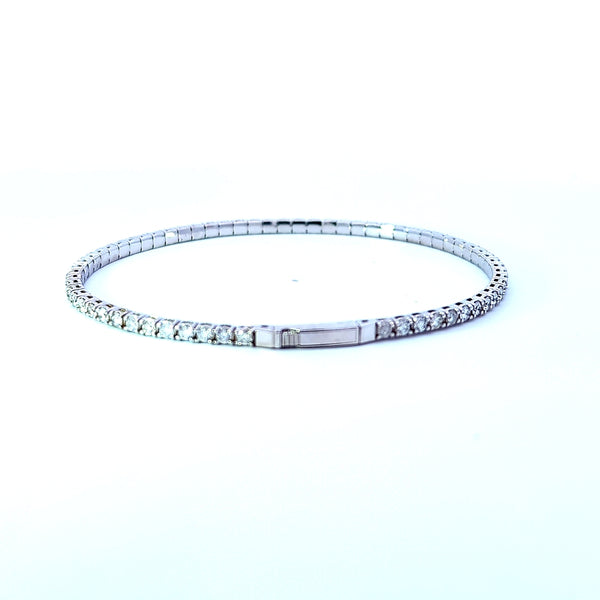 18K White Gold Diamond Bracelet (2.30 ct)