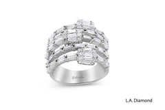 18K White Gold Diamond Ring (1.90 ct)