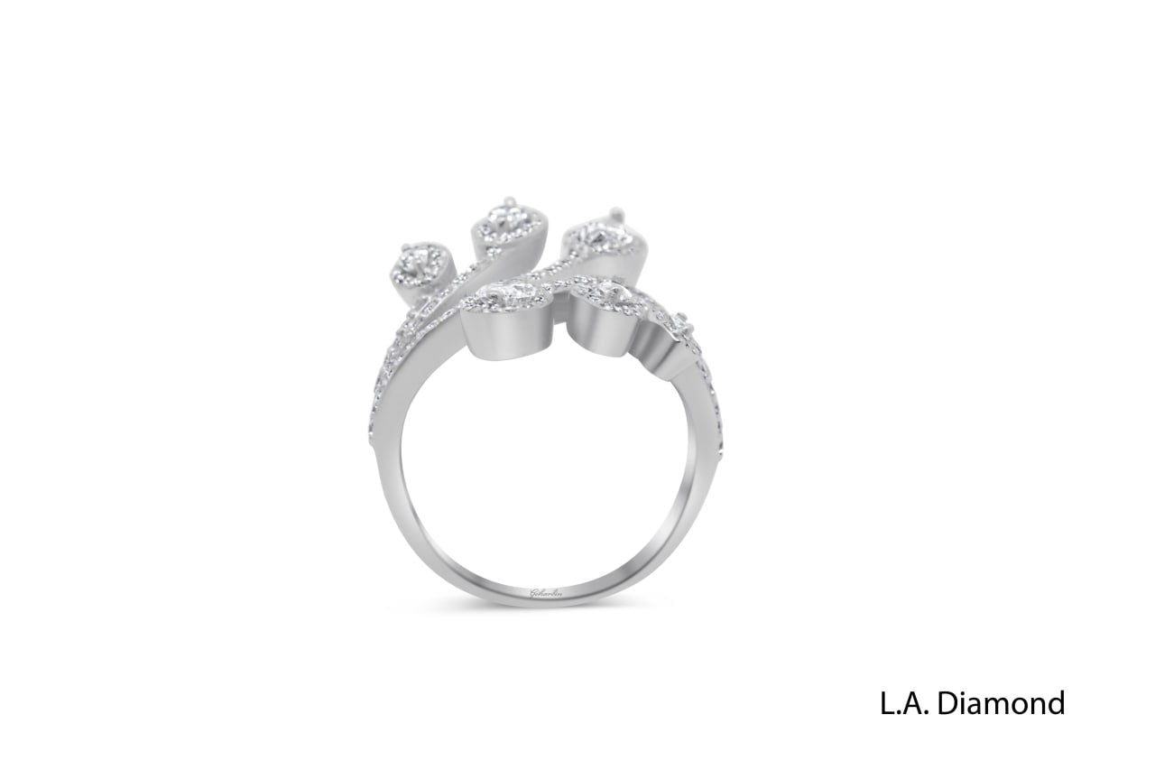 18K White Gold Marquise-Cut Diamond Ring (2.78 ct)