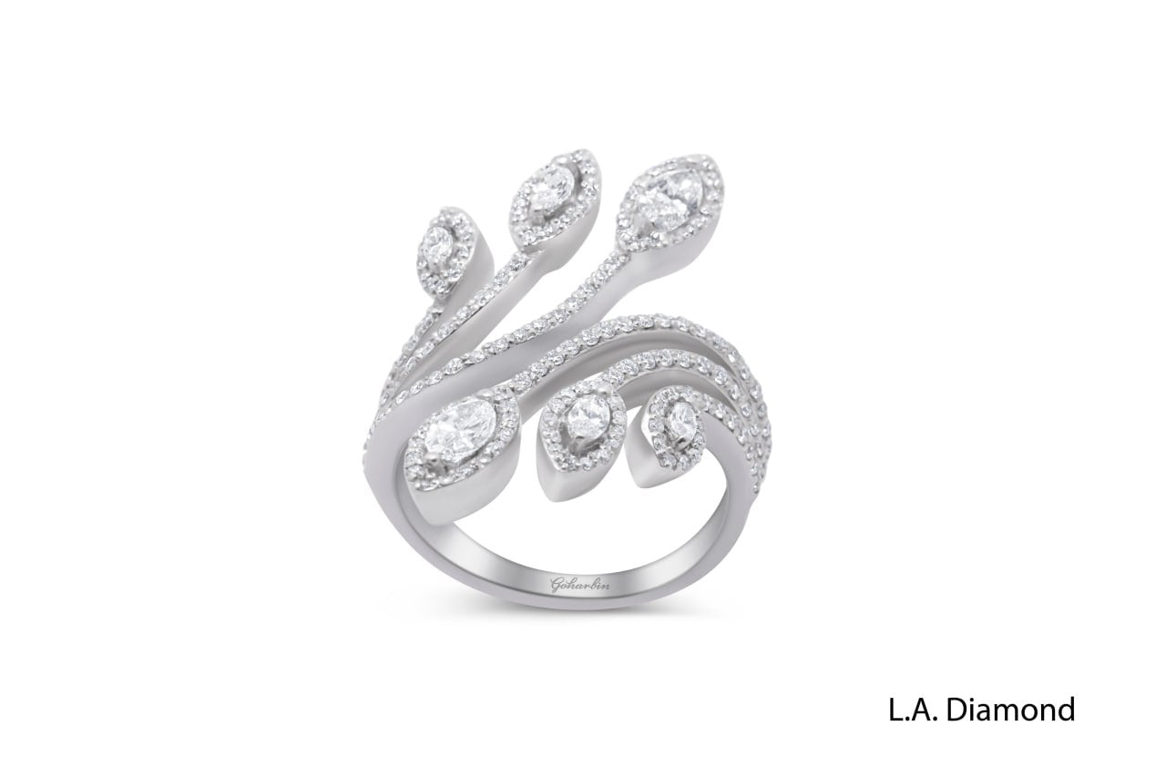 18K White Gold Marquise-Cut Diamond Ring (2.78 ct)