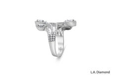18K White Gold Marquise-Cut Diamond Ring (2.78 ct)