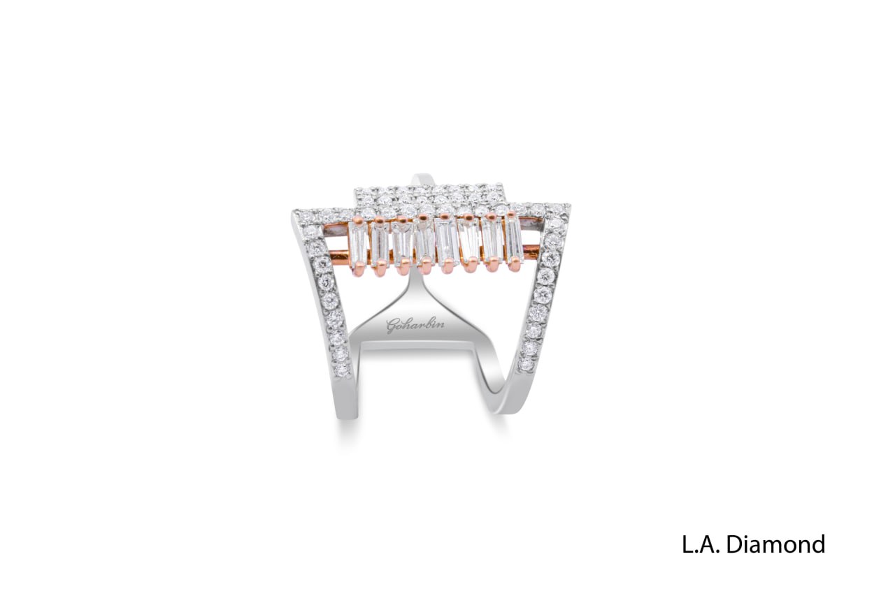 18K White Gold Round Diamond Ring (.66 ct)