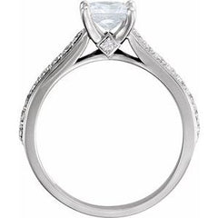 14K Solid Gold 1/3 CTW Natural Diamond Band