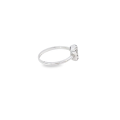 14k White Gold Diamond Round Cut Engagement Ring 1.20c - LA DIAMOND