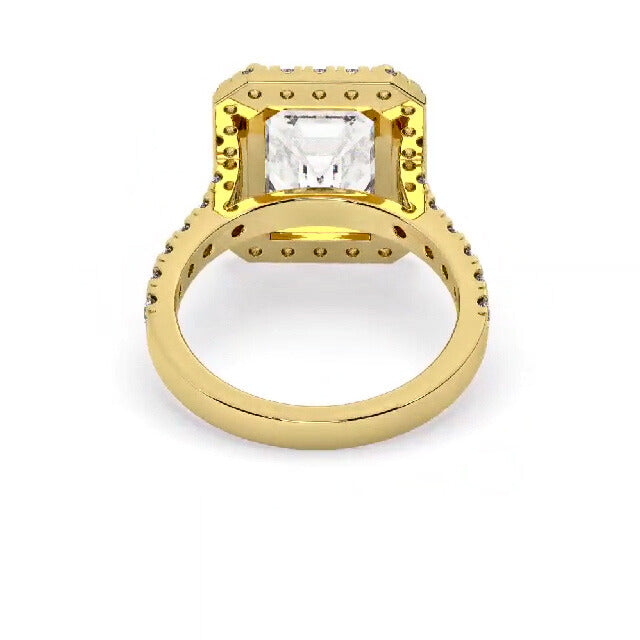 6.GR GOLD 18 .96 ROUND DIA  CTR 4,35 GIA CERTIFIED Engagement Ring in Gold