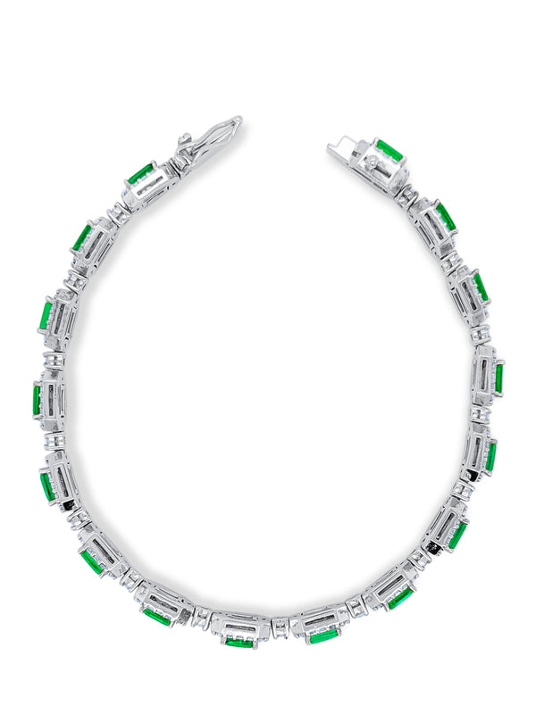 14K White Gold Marquise Diamond Eternity Band (Approx. 3.00 ct)