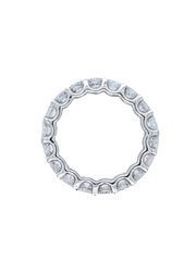 14K White Gold Diamond Round Cut Wedding Ring 4.38c - LA DIAMOND