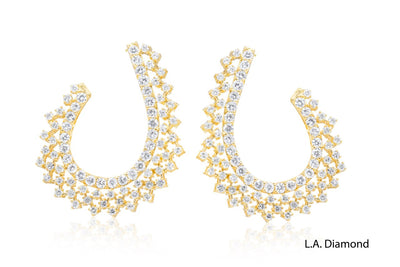 Diamond Earrings in 14K Gold