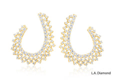Diamond Earrings in 14K Gold