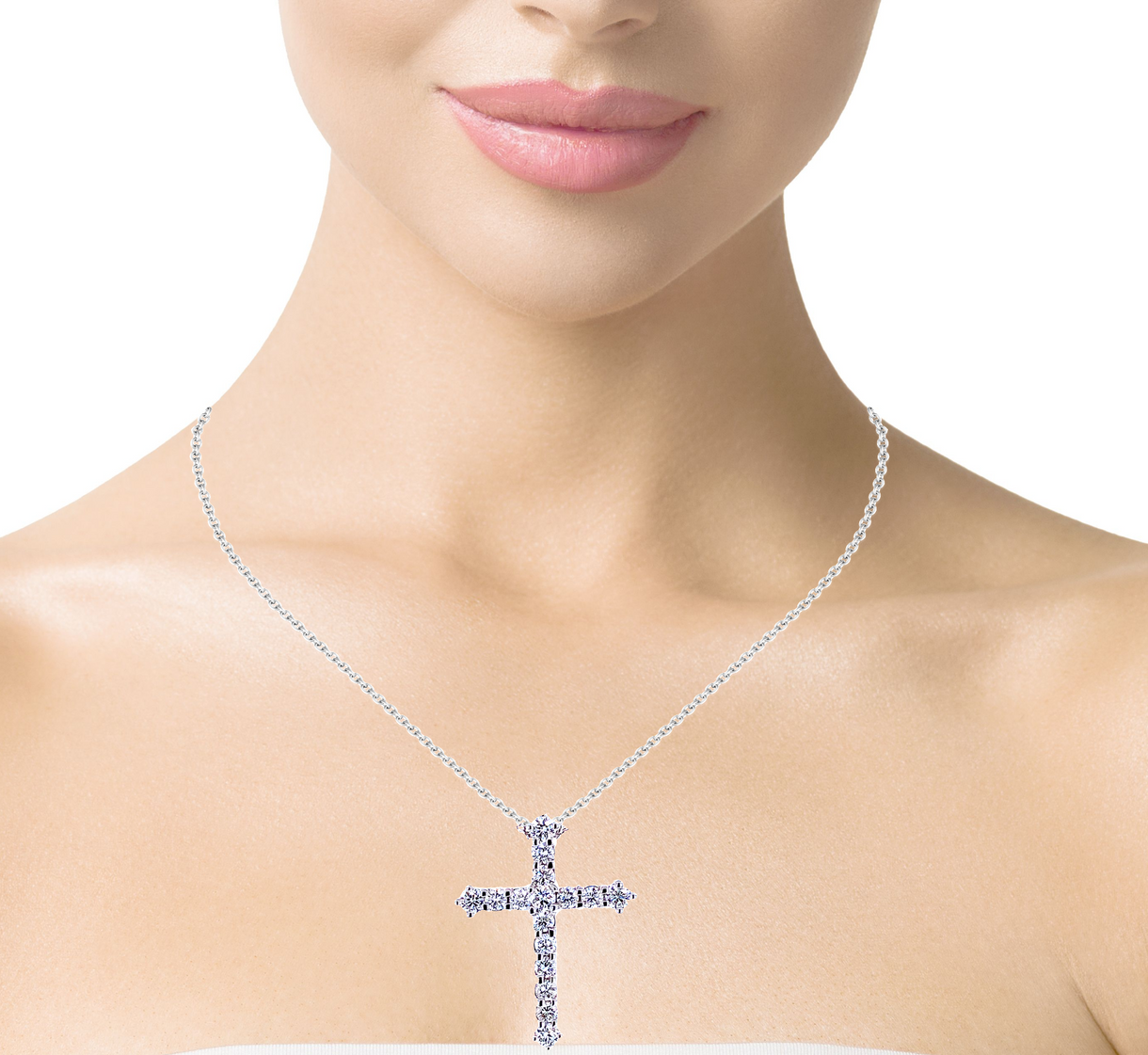 Large Sterling Silver 3 Cross Pendant | The Cutter Gallery