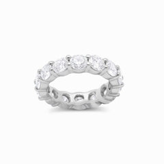 4.10 ctw Round Brilliant Diamond Eternity Band set in 14k Gold