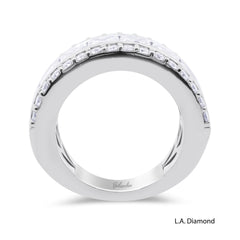 14K White Gold Lab Diamond Band Ring (1.62 ct)