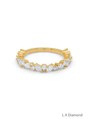 14K White Gold Round Diamond Solitaire Ring (1.62 ct)