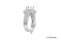 14k White Gold Diamond  Ring