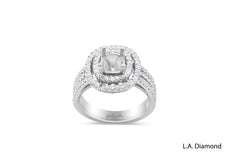 14k White Gold Diamond  Ring