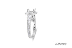 14k White Gold Diamond  Ring