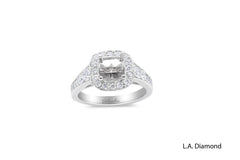 14k White Gold Diamond  Ring