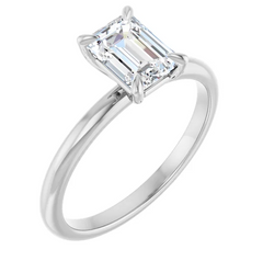 1 Ct Natural Diamond 14K Gold Solitaire Engagement Ring