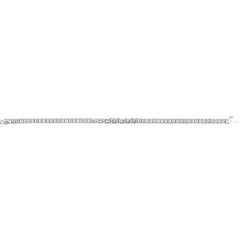 Dainty Baguette Diamond Tennis Bracelet set in 14k Gold