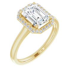 14K Solid Gold 2 CTW Natural Diamond Engagement Ring