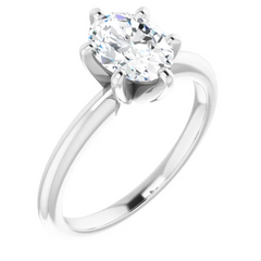 2 Ct Natural Diamond 14K Gold Solitaire Engagement Ring