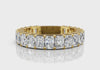 3.5ct Emerald Cut Half-Eternity Wedding Band Set in 14k Gold