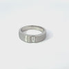 14K White Gold Diamond Baguette Cut Wedding Band
