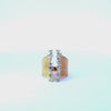 18K Yellow Gold Marquise & Round Diamond Ring (0.75 ct)