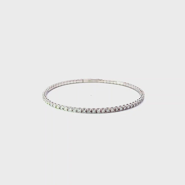 18K White Gold Diamond Bracelet (2.30 ct)