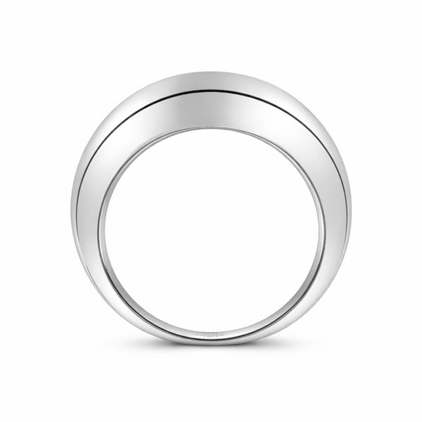 14K White Gold Round Brilliant Diamond Ring (3.20 ct)