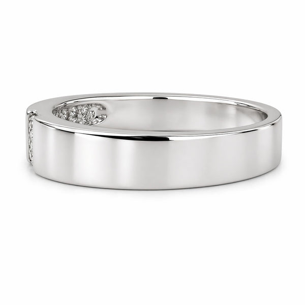 14K White Gold Diamond Baguette-Cut Wedding Band (0.30 ct T.W., 10.39 g)