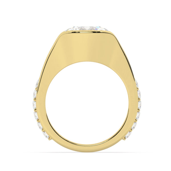 14K White Gold Round Diamond Engagement Ring (1.50 ct)