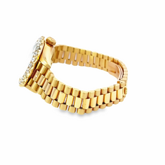 18K Yellow Gold Pre-Owned Rolex DateJust (Brand New Condition)