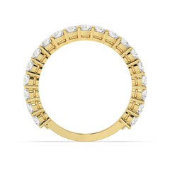 14K White Gold Diamond Baguette Anniversary Wedding Ring (5.15 ct)_