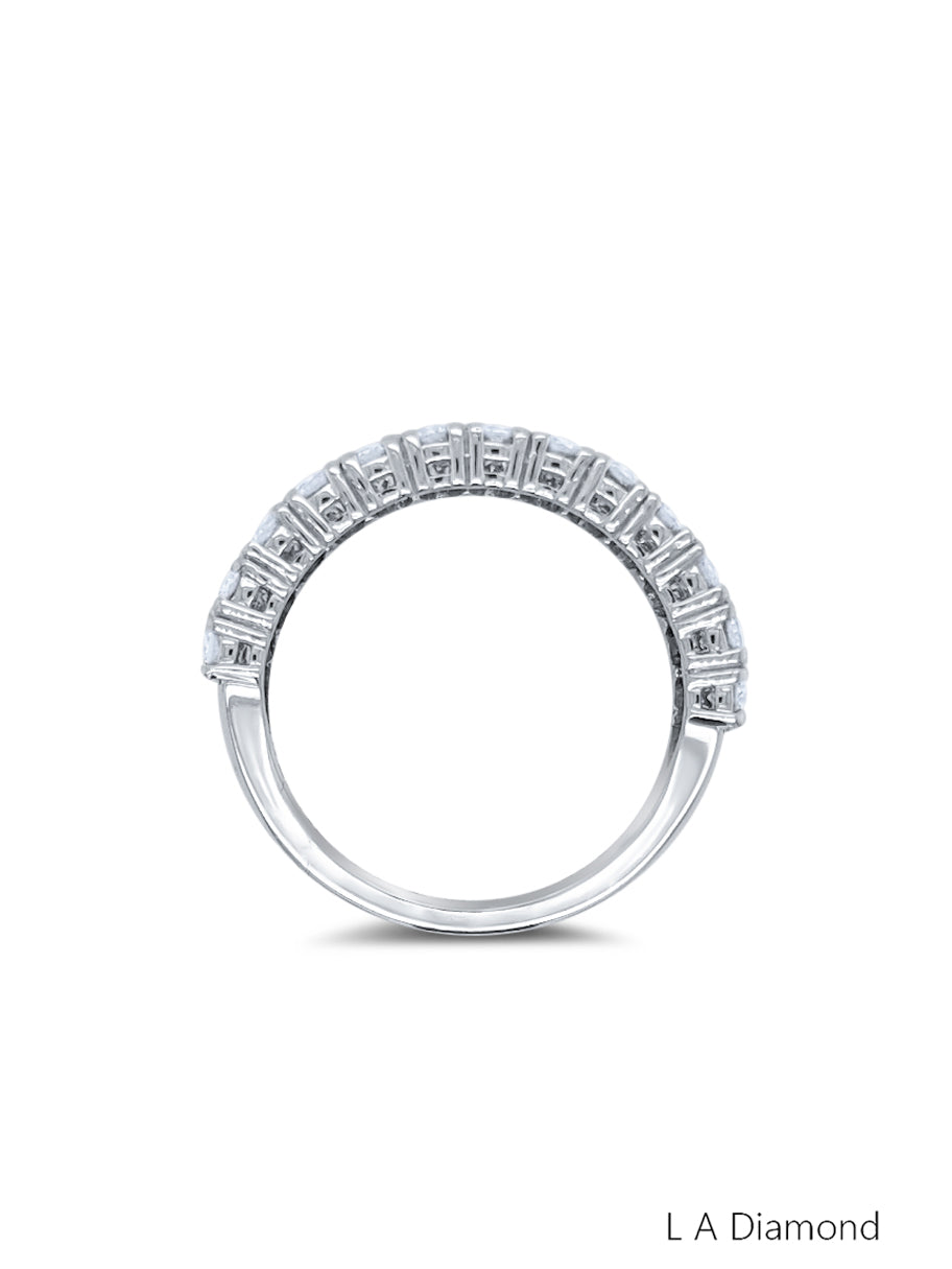14K White Gold Diamond Round-Cut Ring (3.06 ct T.W.)