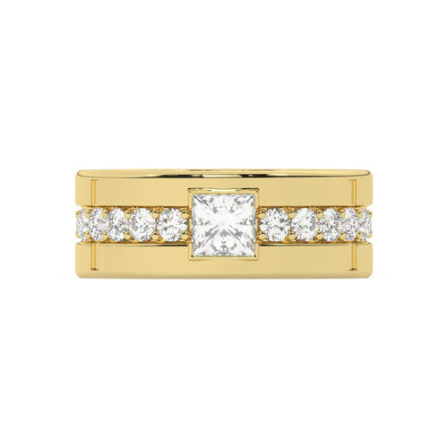 14K White Gold & Platinum Princess-Cut Diamond Wedding Band (1.37 ct T.W.)