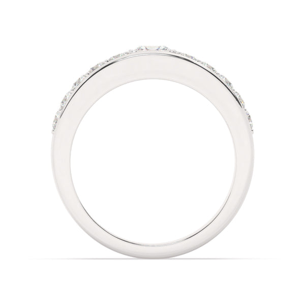 14K White Gold & Platinum Princess-Cut Diamond Wedding Band (1.37 ct T.W.)