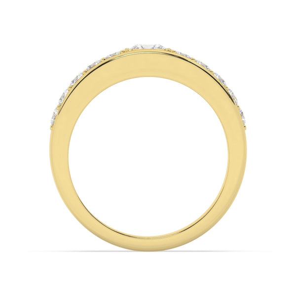 14K White Gold & Platinum Princess-Cut Diamond Wedding Band (1.37 ct T.W.)