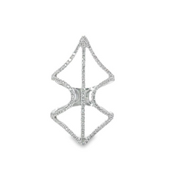 14K White Gold Round-Cut Diamond Ring (0.78 ct)