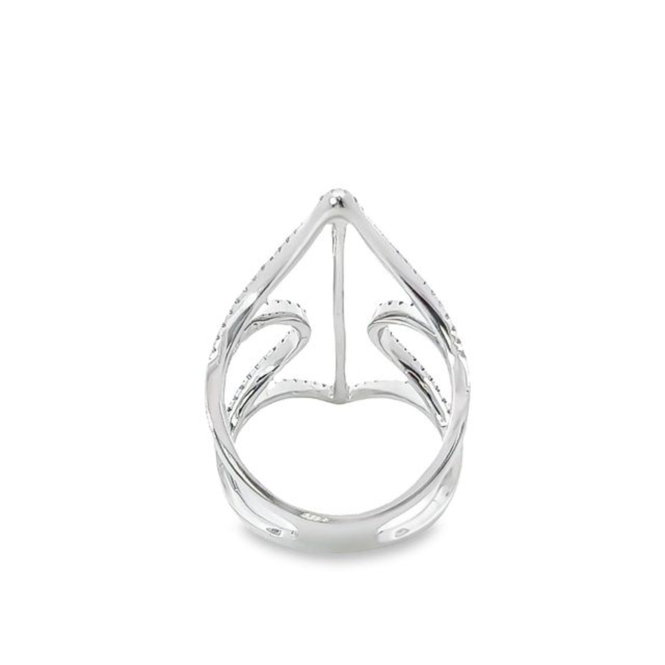 14K White Gold Round-Cut Diamond Ring (0.78 ct)