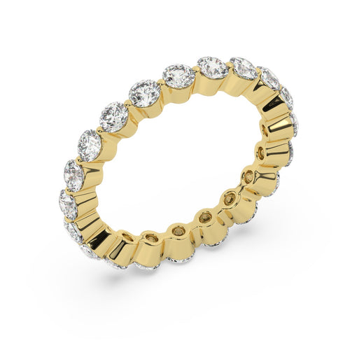 14K White Gold Round Diamond Ring (1.50 ct)