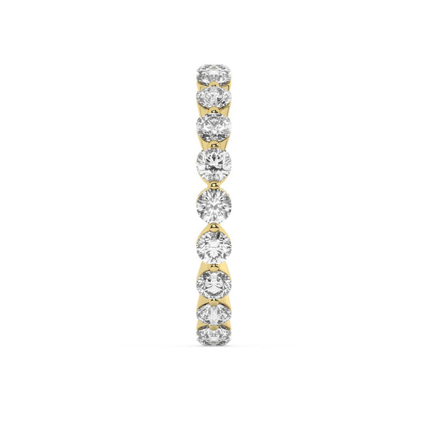 14K White Gold Round Diamond Ring (1.50 ct)