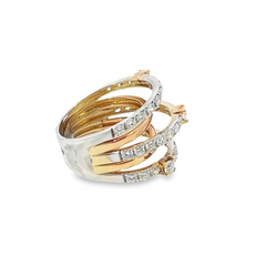 18K Rose Gold Round Diamond Ring (1.98 ct)